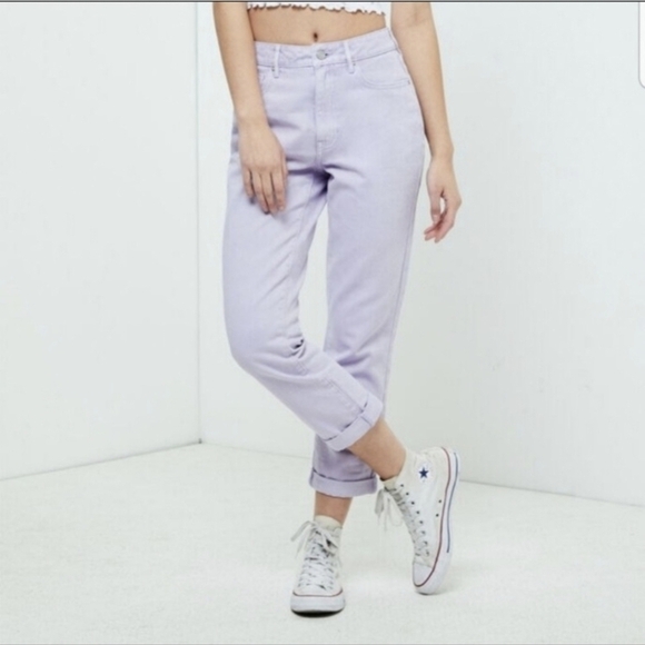 Pacsun Purple High Rise Mom Jeans Size 27 - Picture 1 of 13